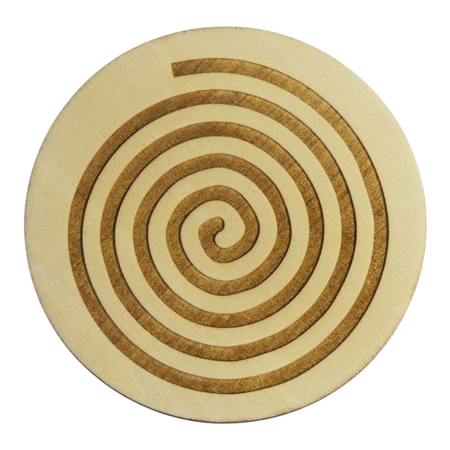 Plaque De rechargement Spirale Celtique rechargement fleur de vie , ésotérisme , symbole sacrés, bien être lithothérapie fabrication francaise et artisanale en gravure et découpe laser