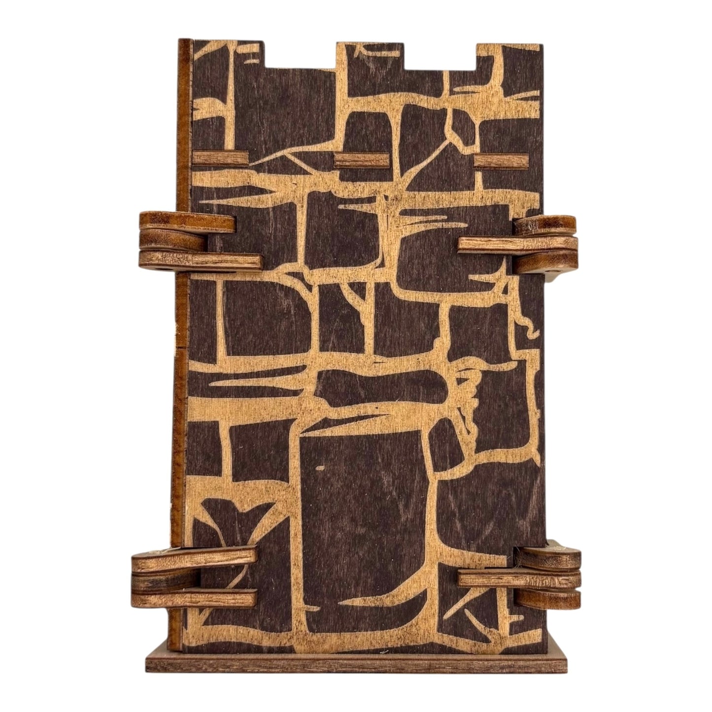 boite en bois en forme de tour de château avec mécanisme d'ouverture  unique mais pas un casse tête, boite à bijoux, secrets ou trésors, fabrication française et artisanale