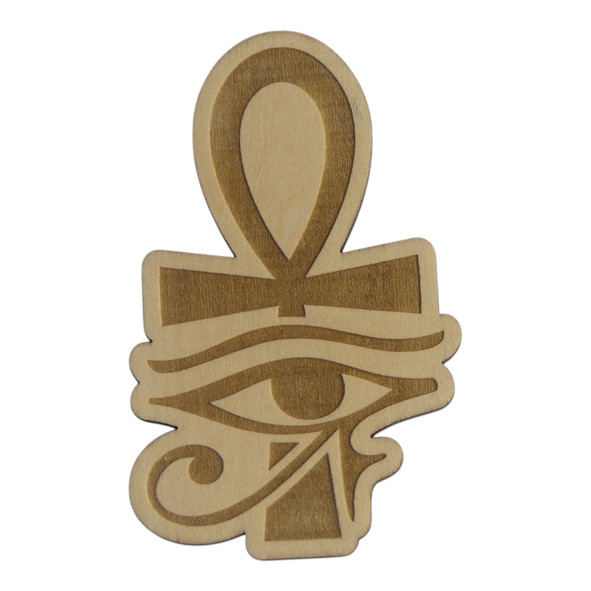 Plaque de rechargement croix de Hank oeil d'horus rechargement fleur de vie , ésotérisme , symbole sacrés, bien être lithothérapie fabrication francaise et artisanale  en gravure et découpe laser 