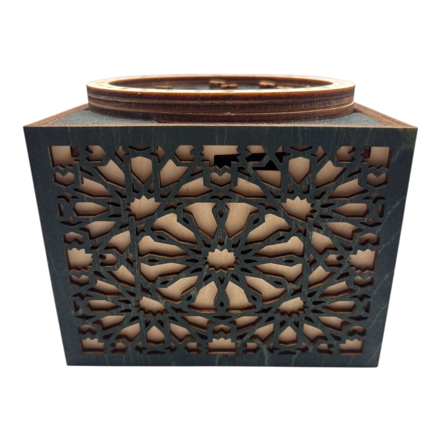 Cube engrenage mécanisme sans casse tete boite en bois à bijoux secrets trésors découpe et gravures lasers décoration intérieur fabrication francaise et artisanale