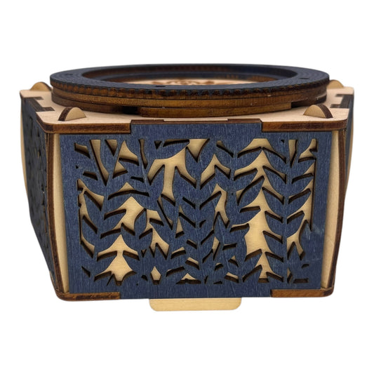 boite à mécanisme et engrenage sans casse tete en bois décoration intérieur pour bijoux trésors secret de fabricaton française et artisanale en découpes et gravures laser