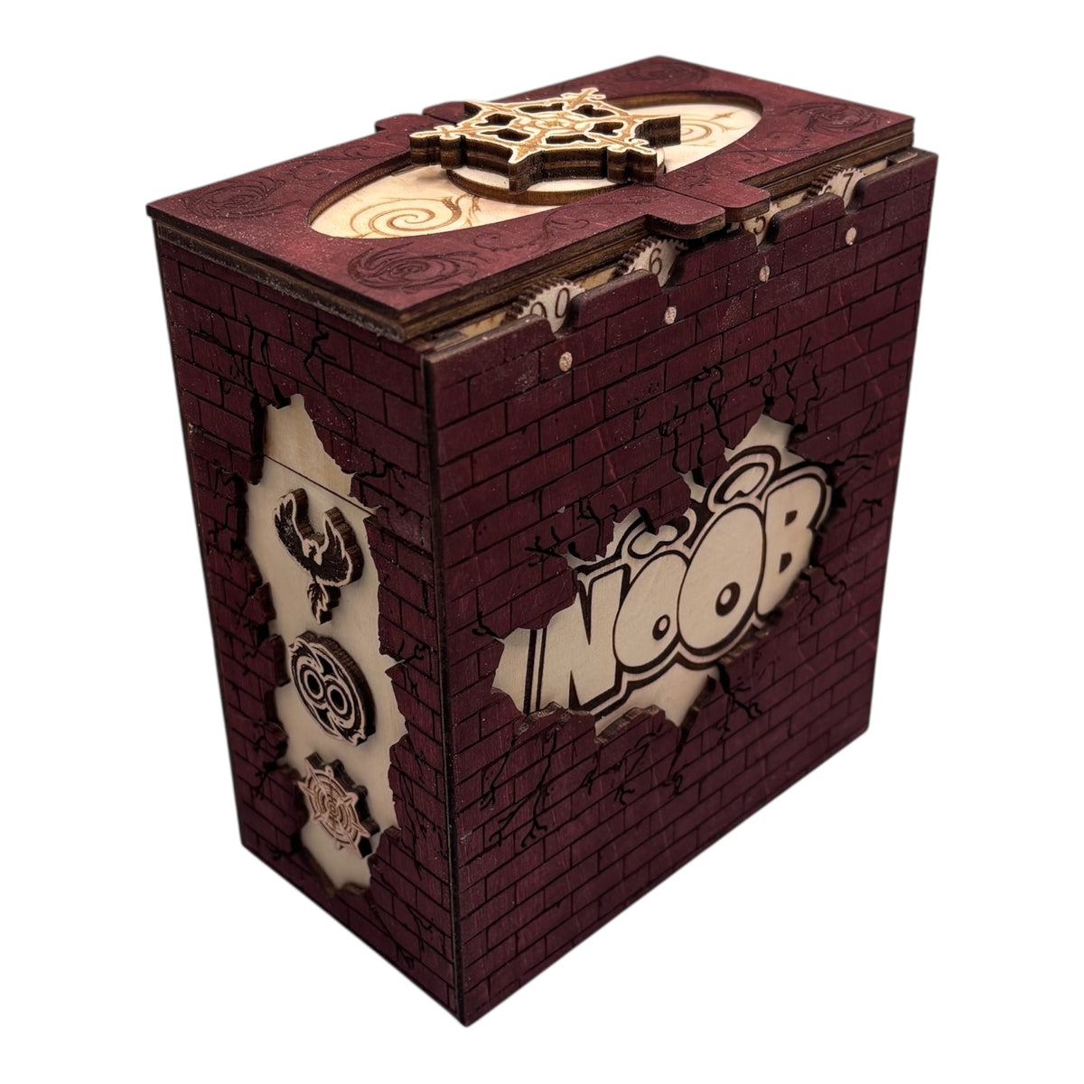Arcadeck — Rangement en bois pour deck et dés - compteur de points