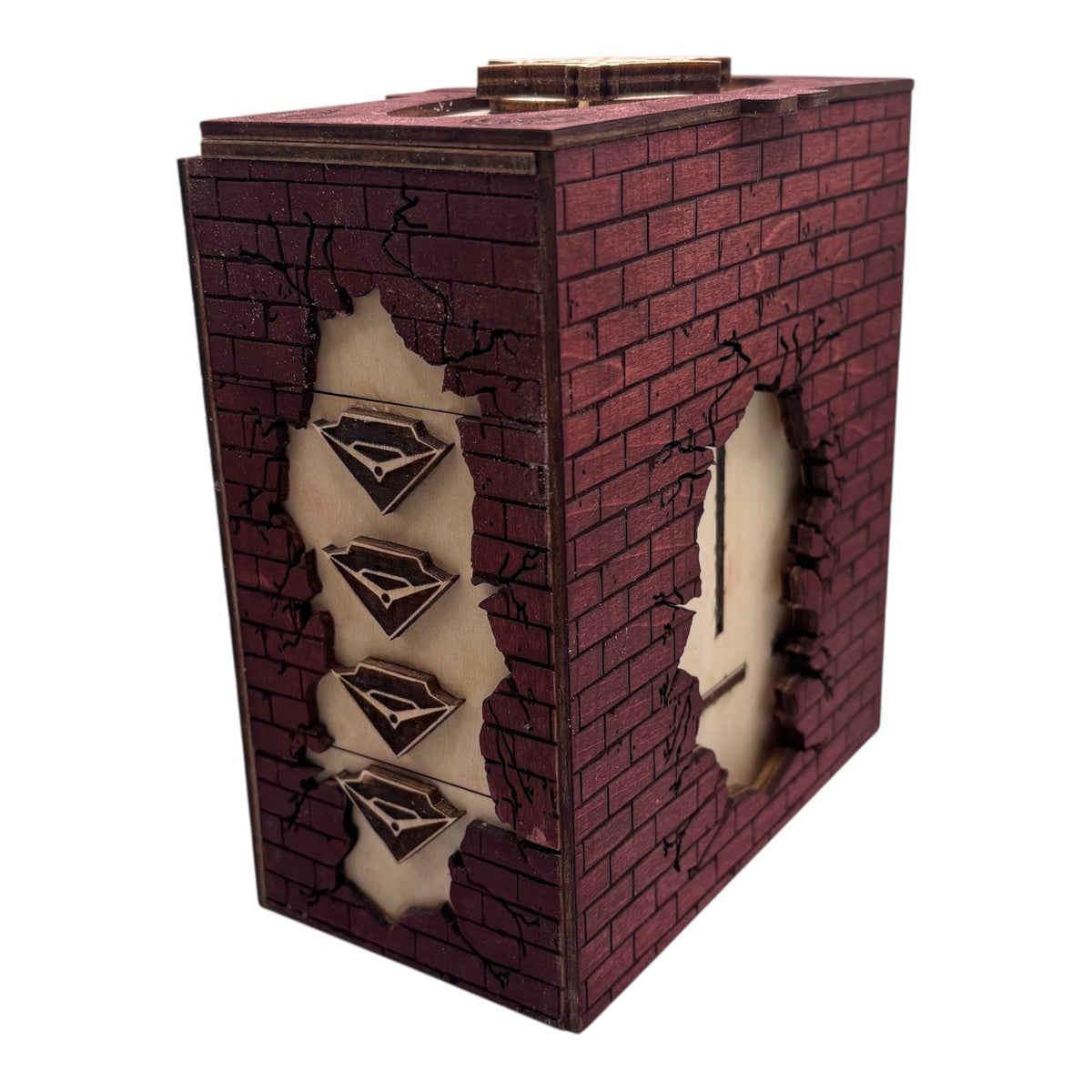 Arcadeck — Rangement en bois pour deck et dés - compteur de points