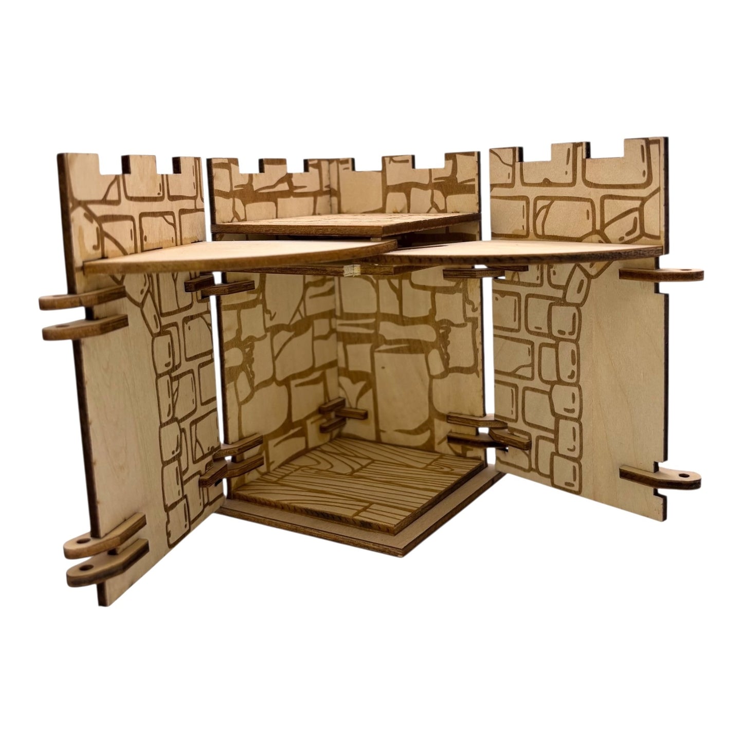 boite en bois en forme de tour de château avec mécanisme d'ouverture  unique mais pas un casse tête, boite à bijoux, secrets ou trésors, fabrication française et artisanale