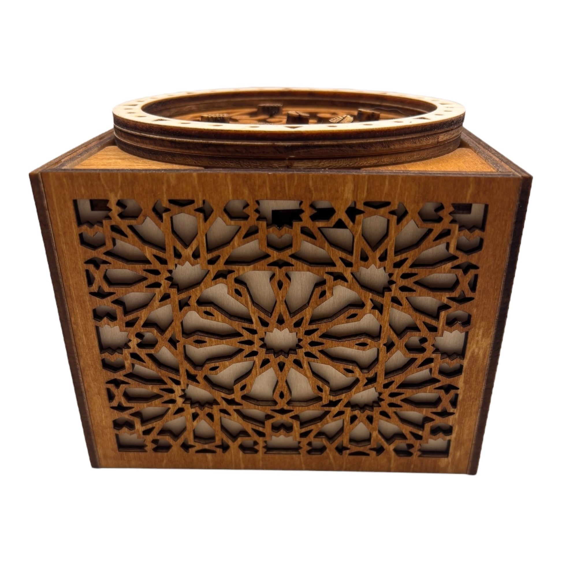 Cube engrenage mécanisme sans casse tete boite en bois à bijoux secrets trésors découpe et gravures lasers décoration intérieur fabrication francaise et artisanale
