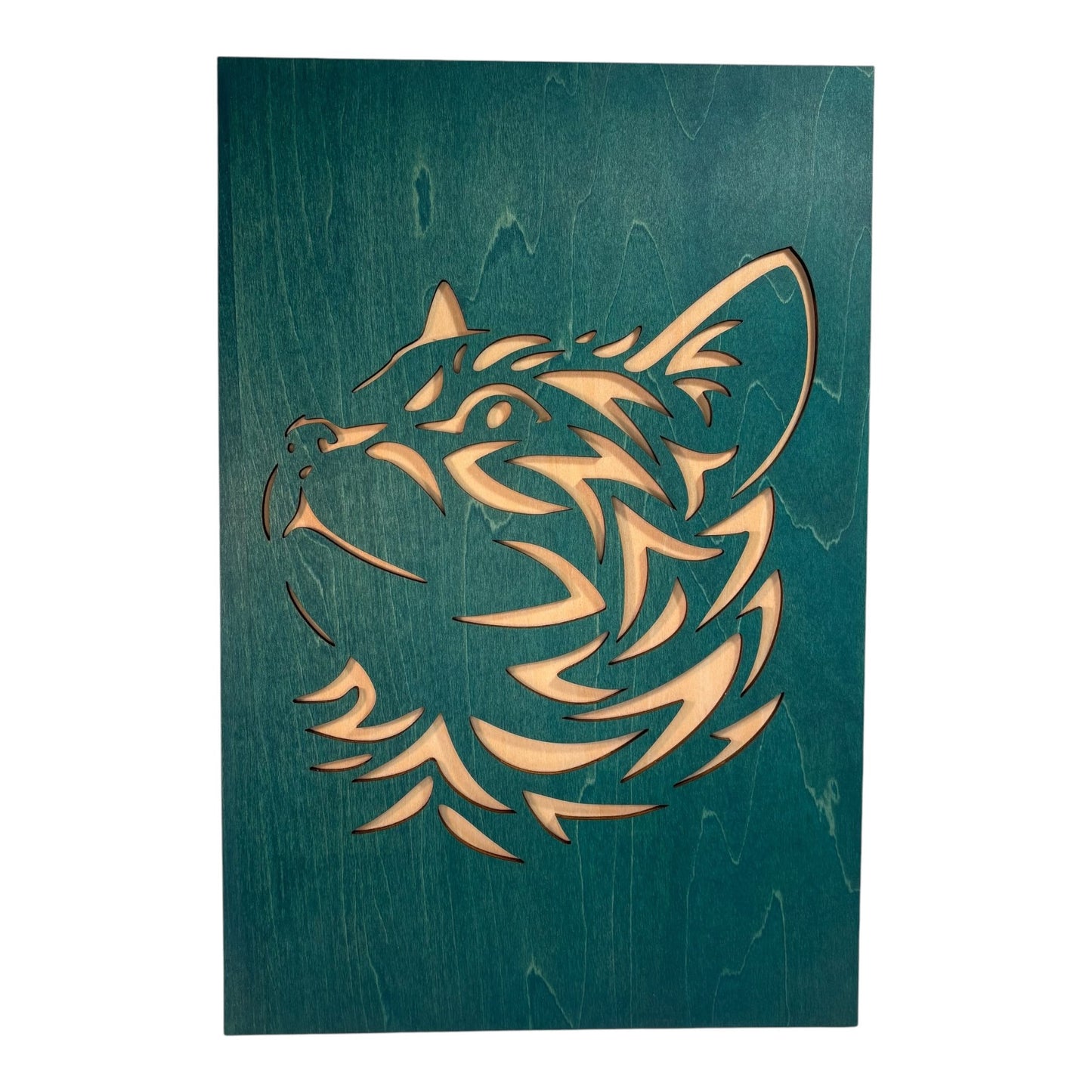 Tribal cat paintings