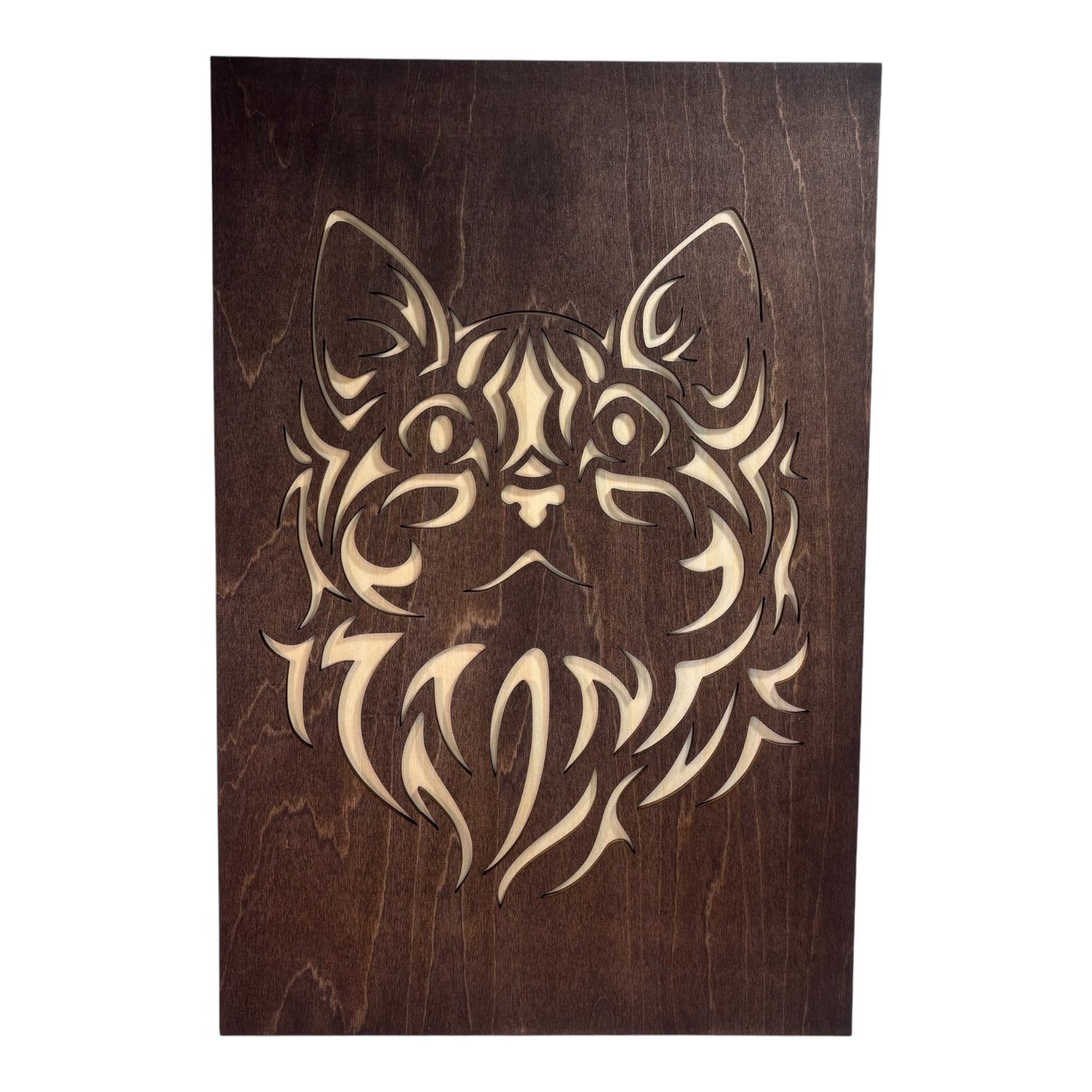 Tribal cat paintings