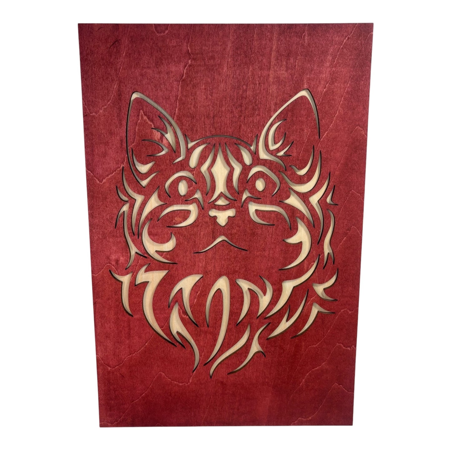 Tribal cat paintings