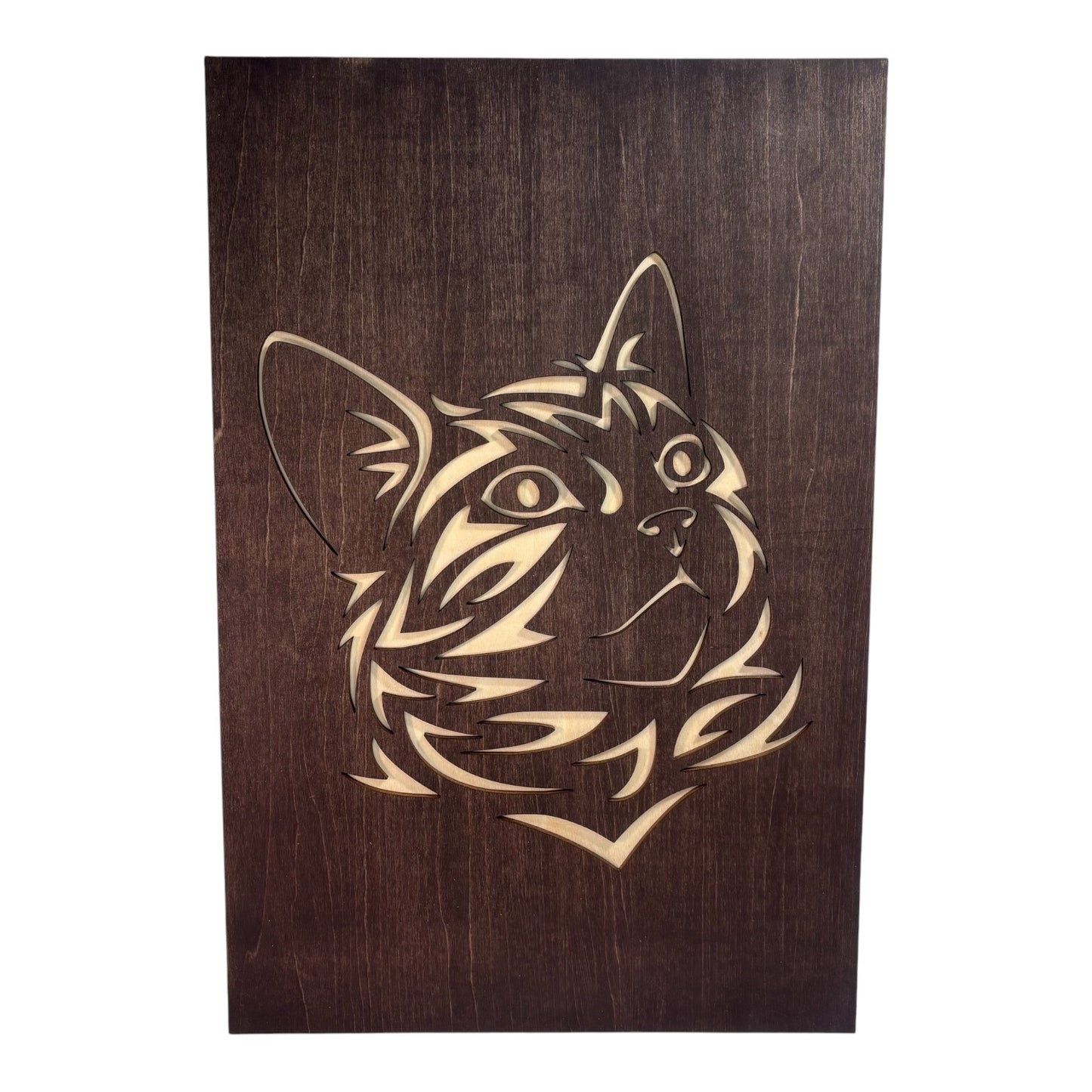 Tribal cat paintings