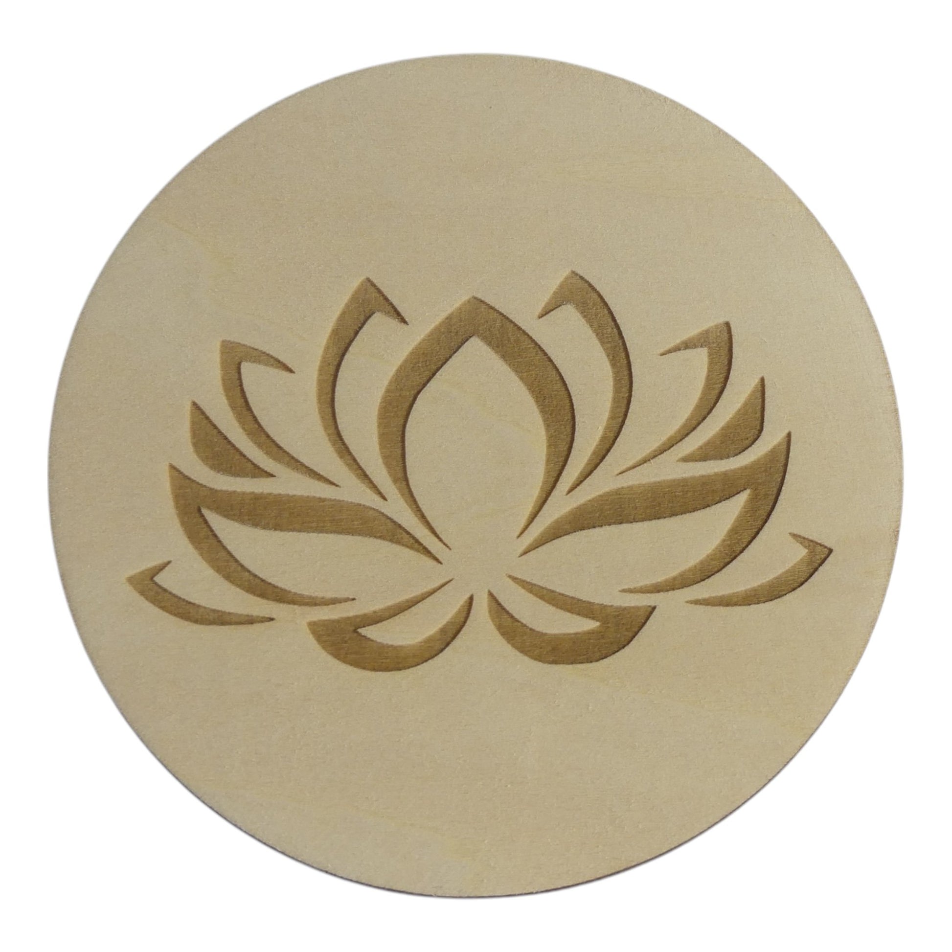 Plaque de rechargement Lotus rechargement fleur de vie , ésotérisme , symbole sacrés, bien être lithothérapie fabrication francaise et artisanale  en gravure et découpe laser 