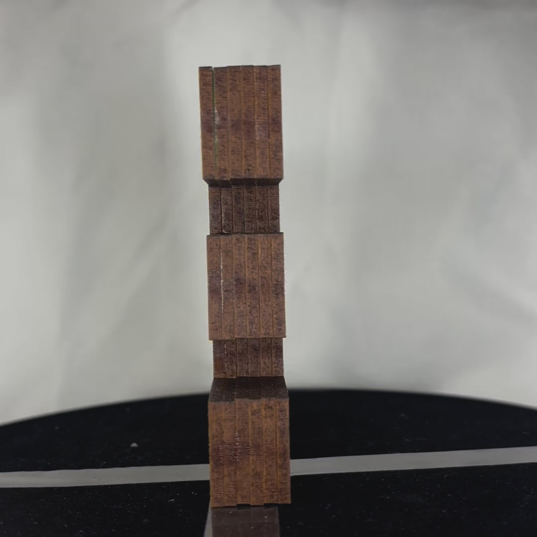 Lettre décorative E diorama pour chambre d'enfant ou décoration d'intérieur découpe laser création française et artisanale