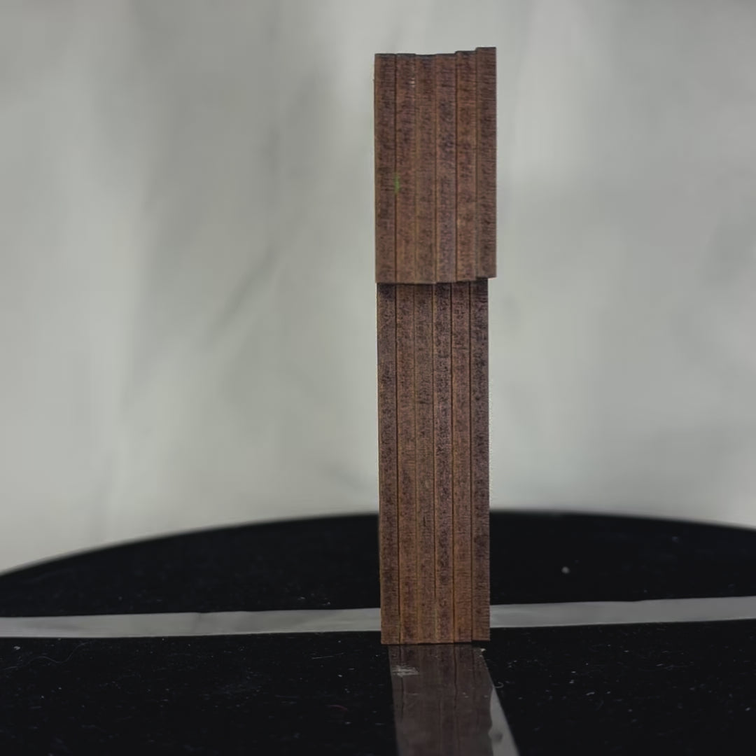 Charger la vidéo : Lettre décorative T diorama pour chambre d'enfant ou décoration d'intérieur découpe laser création francaise et artisanale